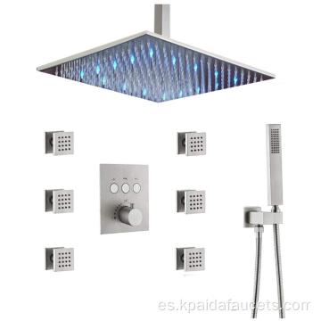 Sistema de ducha LED Retón de ducha de cabeza de mano
